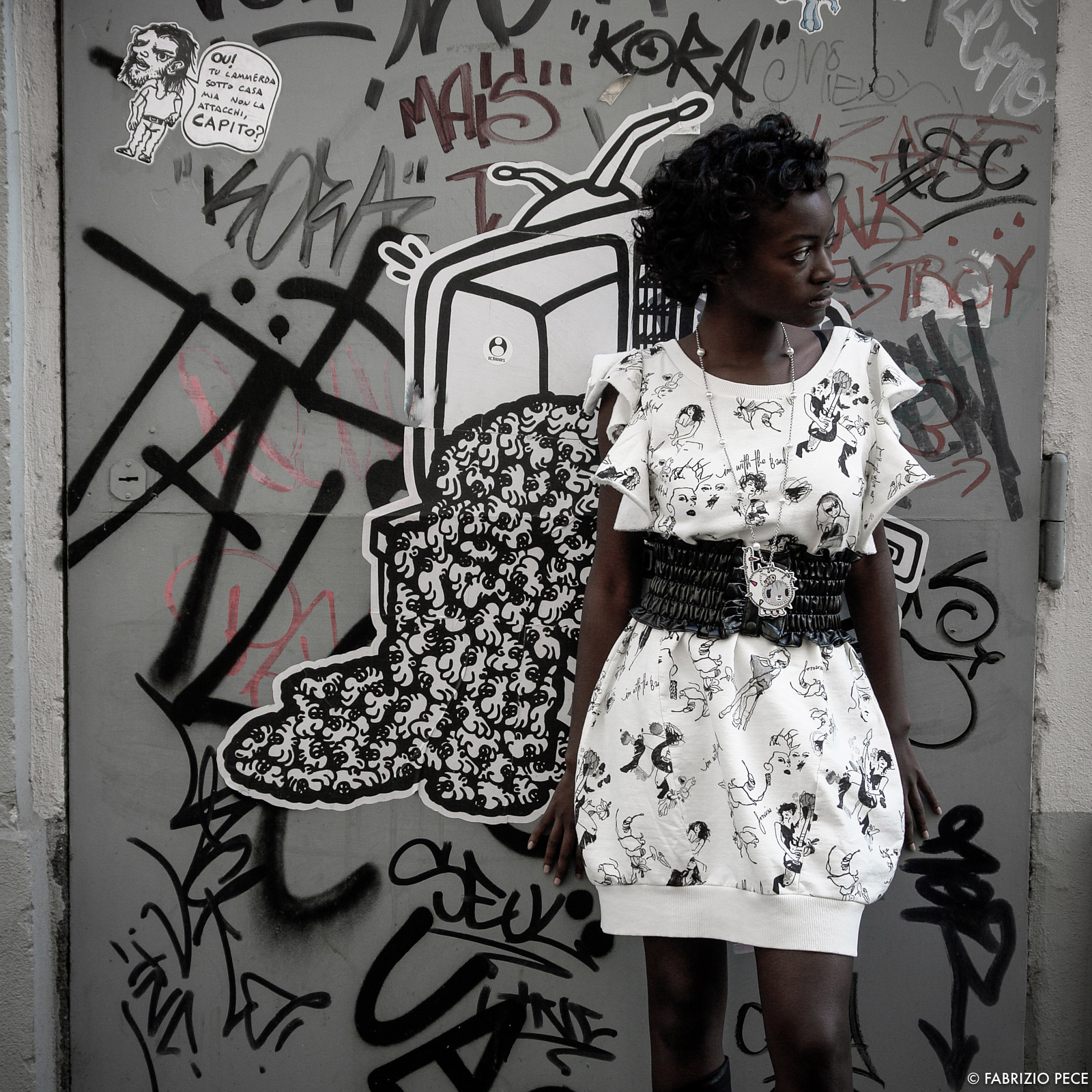 essentially black and white