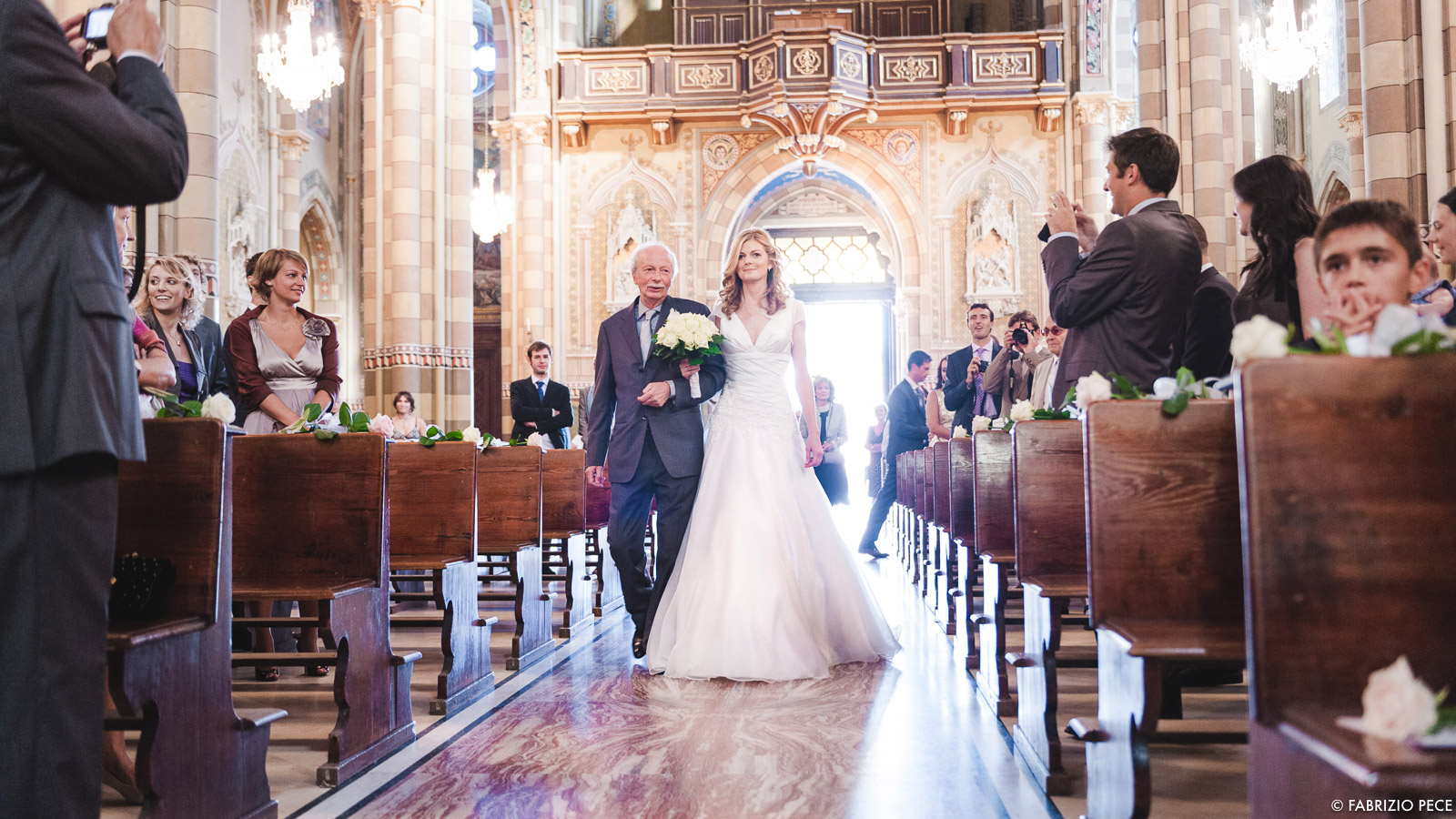 the bride's entrance